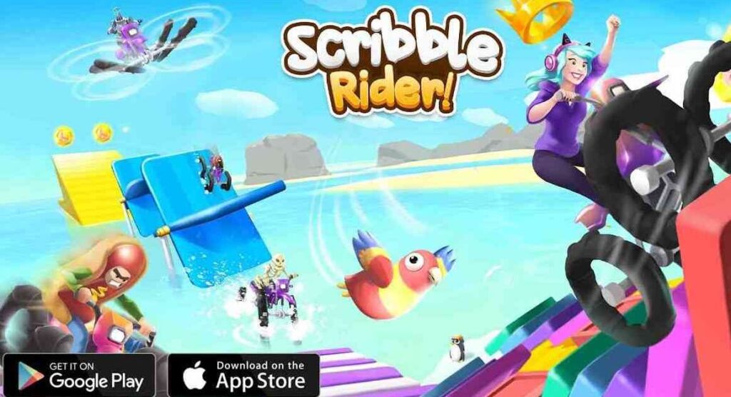 Scribble Rider Mod Apk Interesting Game Features