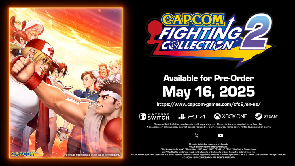 Capcom Fighting Collection 2 – Pre-Order Trailer